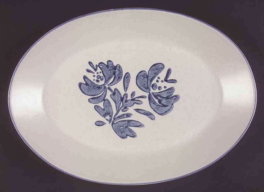 Yorktowne 13" Oval Serving Platter by Pfaltzgraff-1