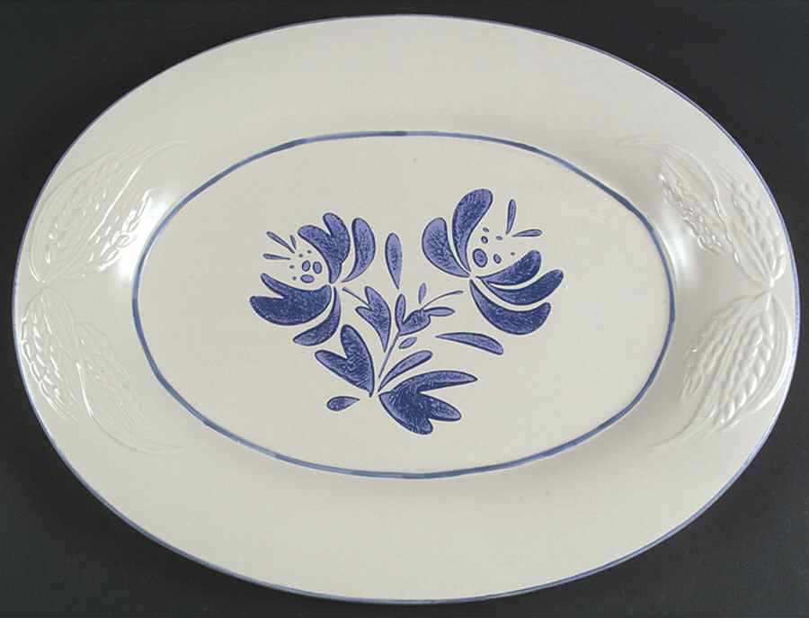 Yorktowne 18" Oval Serving Platter by Pfaltzgraff-1
