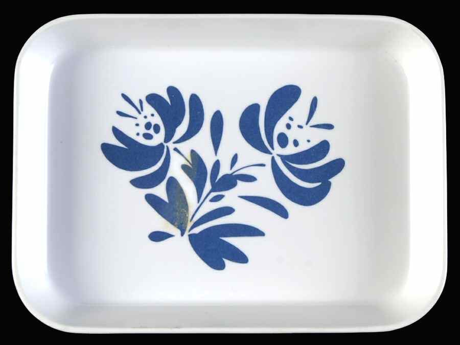 Yorktowne 6" Rectangular Melamine Tray by Pfaltzgraff-1