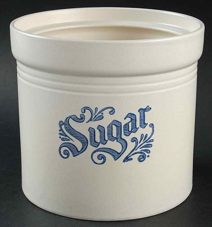 Yorktowne Sugar Canister No Lid by Pfaltzgraff-1