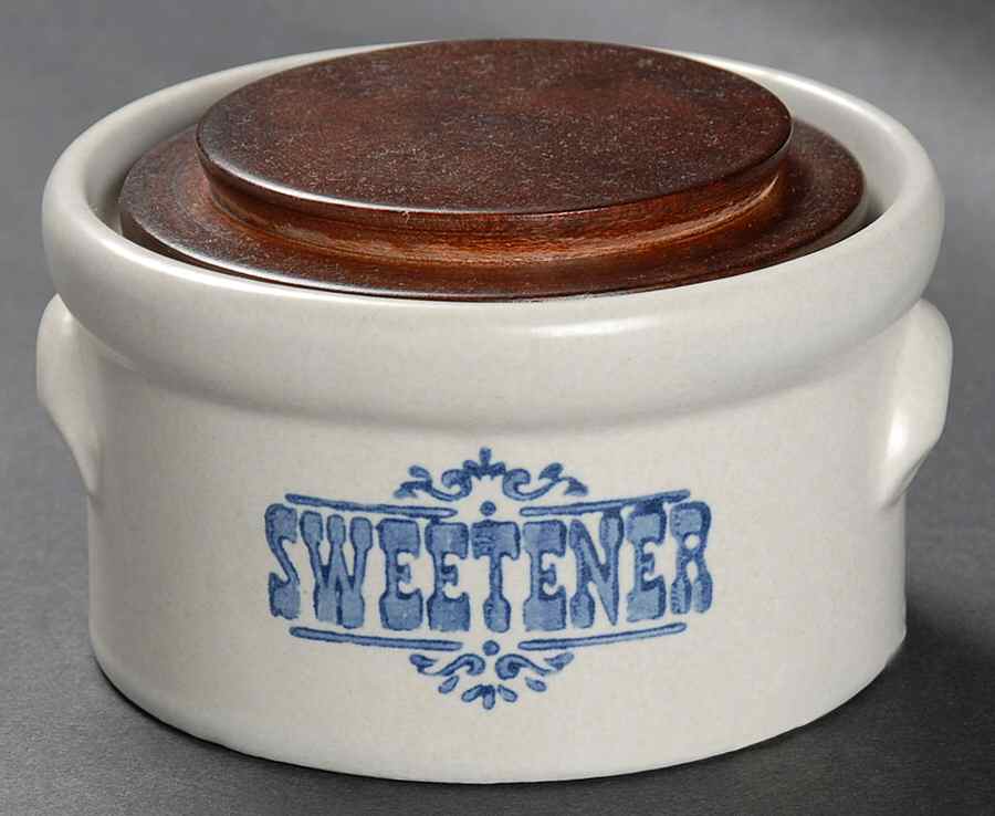 Yorktowne Sweetener Crock with Lid by Pfaltzgraff-1