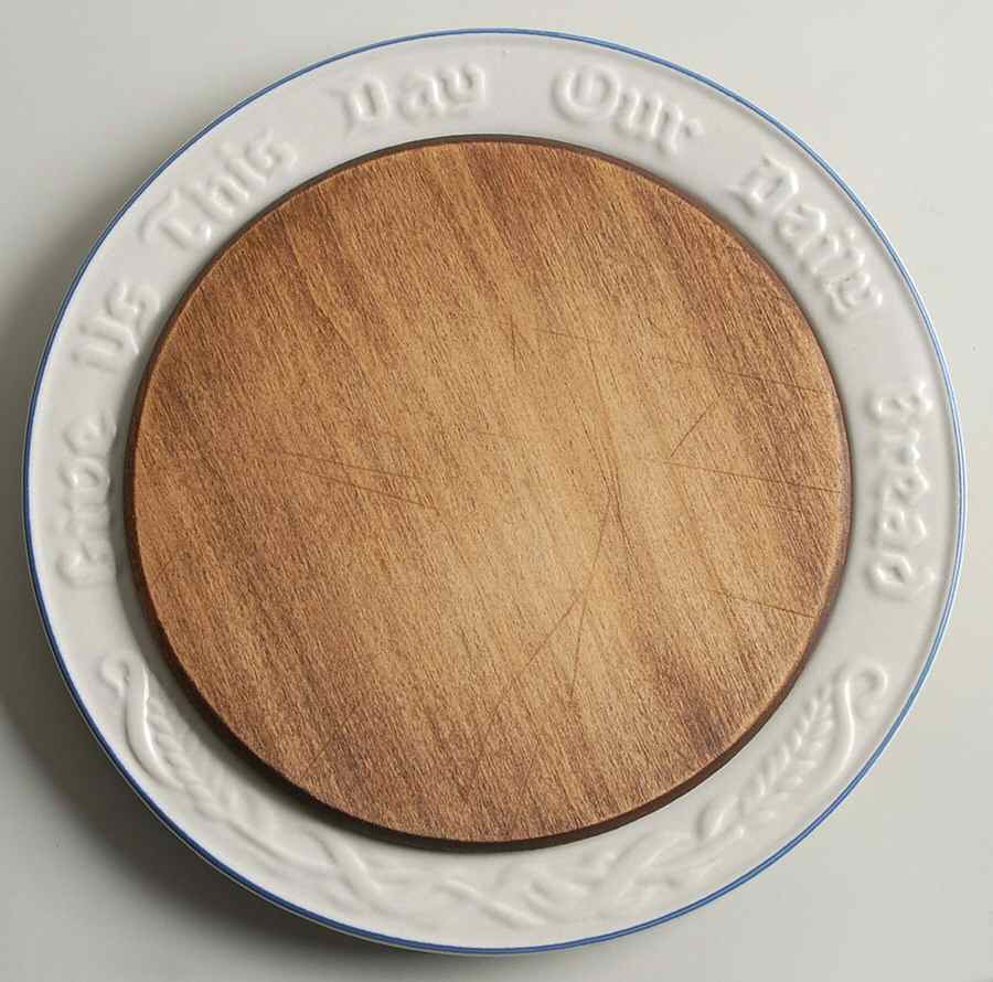 Yorktowne Tavern Bread Board & Wood Insert by Pfaltzgraff-1
