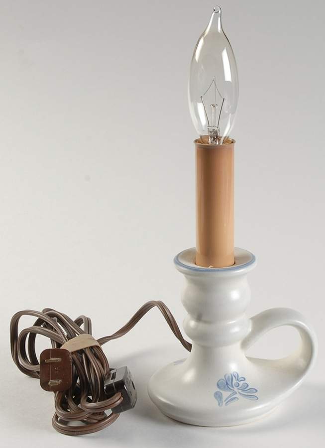 Yorktowne Candle Lamp No Shade by Pfaltzgraff-1