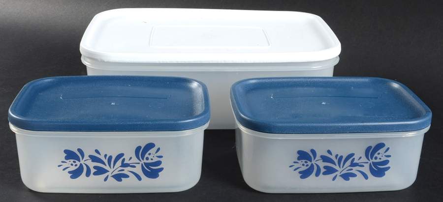 Yorktowne (6 Pc) Rectangular Microwave/Plastic Container Set by Pfaltzgraff-1