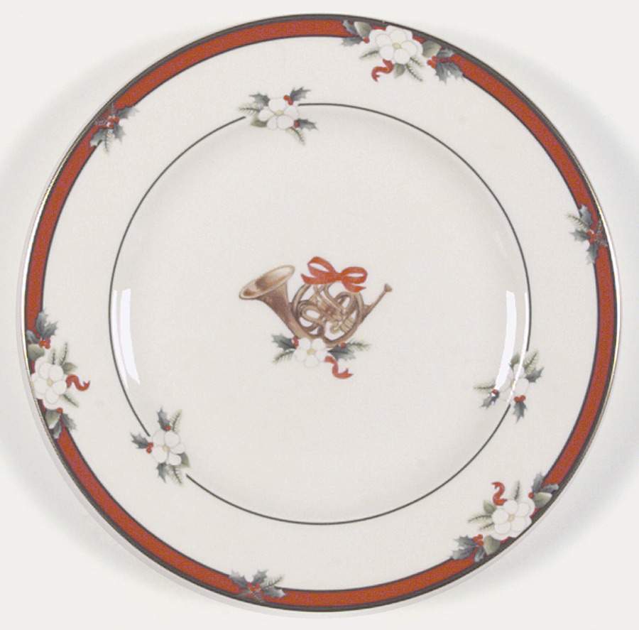 Yuletide (Bone) Accent Salad Plate by Pfaltzgraff-1