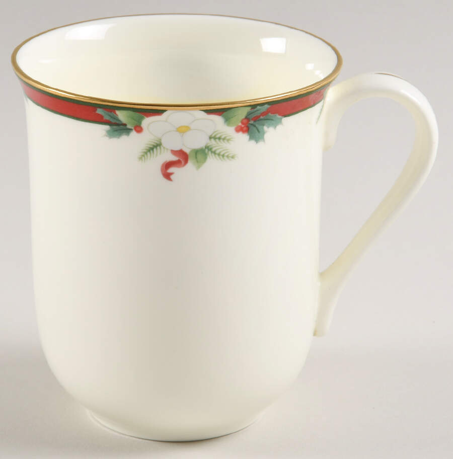 Yuletide (Bone) Mug by Pfaltzgraff-1