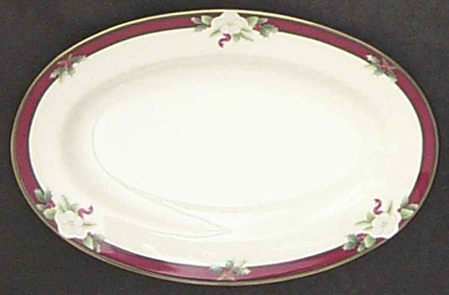 Yuletide (Bone) Relish/Butter Tray by Pfaltzgraff-1