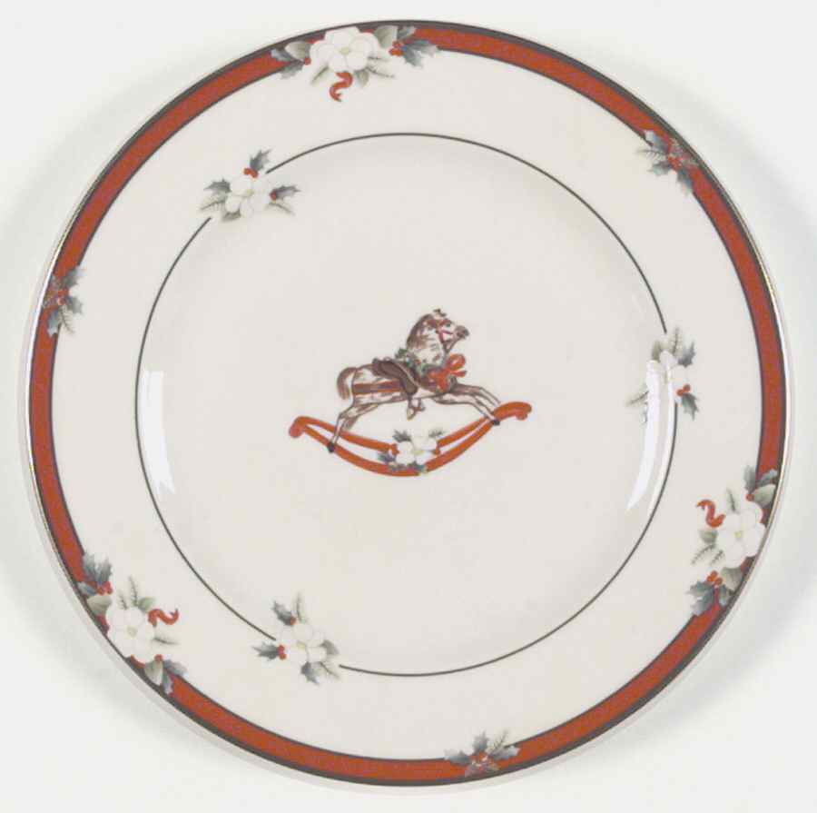 Yuletide (Bone) Accent Salad Plate by Pfaltzgraff-1
