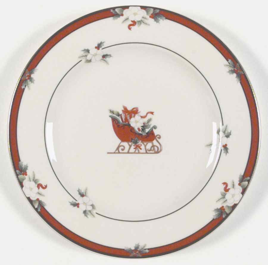 Yuletide (Bone) Accent Salad Plate by Pfaltzgraff-1