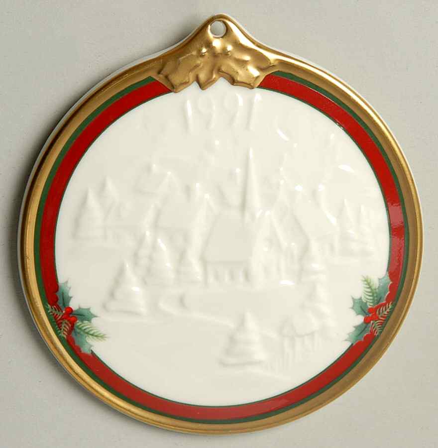 Yuletide (Bone) Ornament by Pfaltzgraff-1