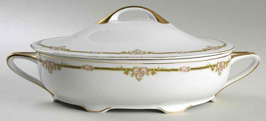 Mignon Oval Covered Vegetable by Pfeiffer & Lowenstein-1