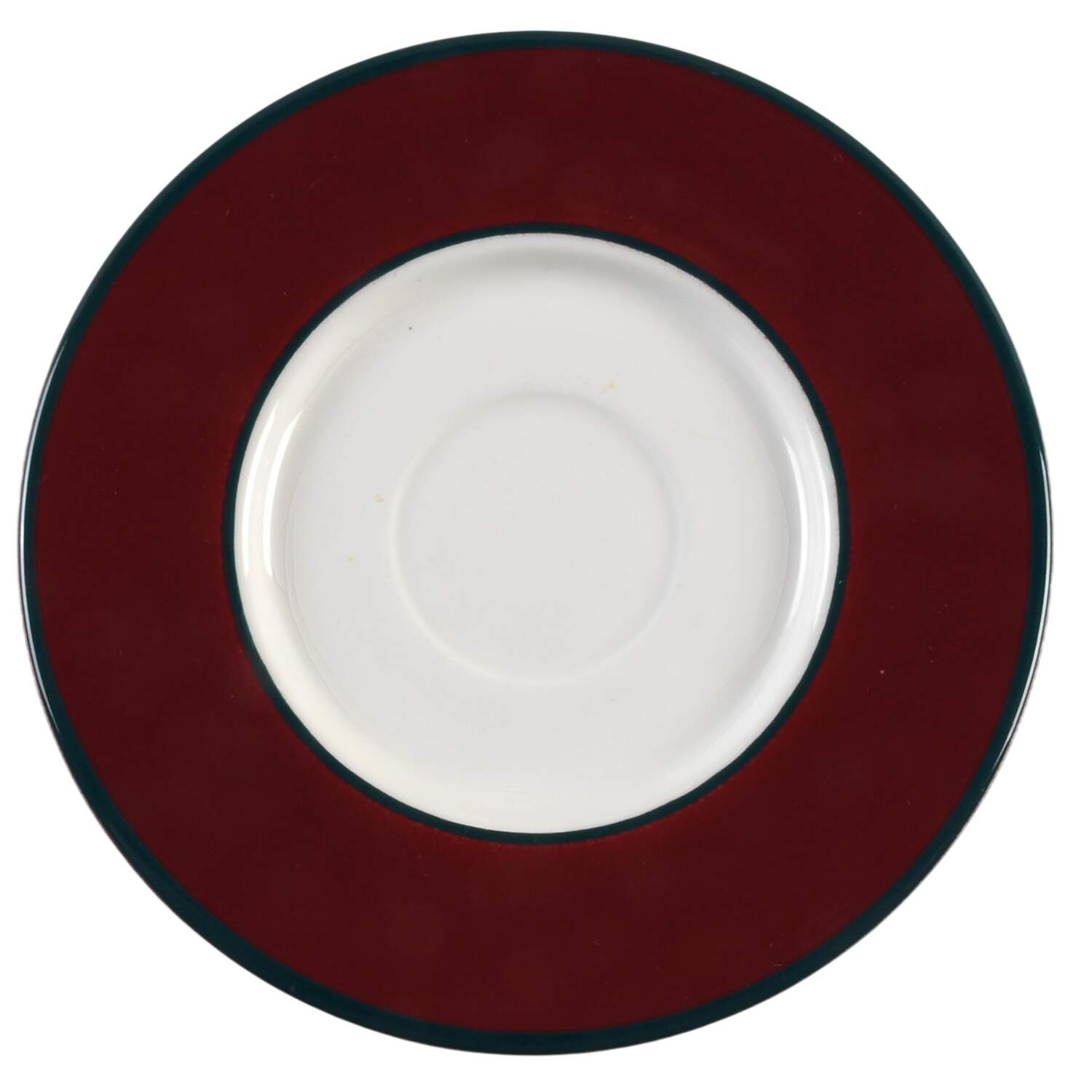 Spa Maroon (Coupe) Saucer by Pagnossin-1