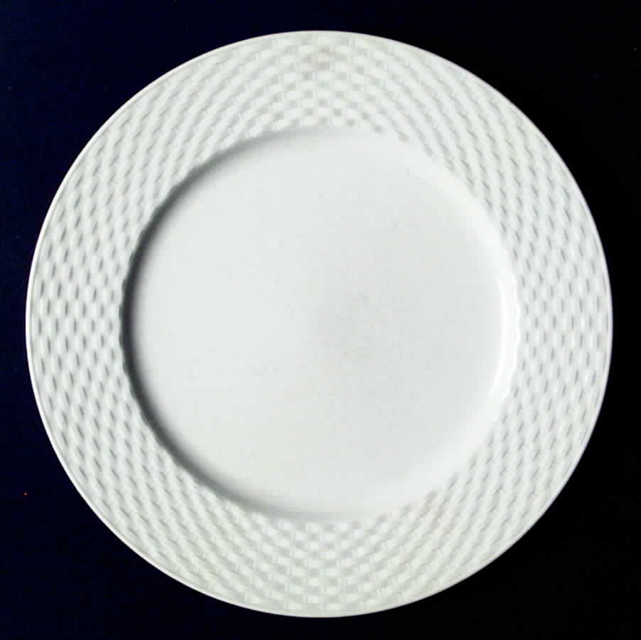 President White Dinner Plate by Pagnossin-1