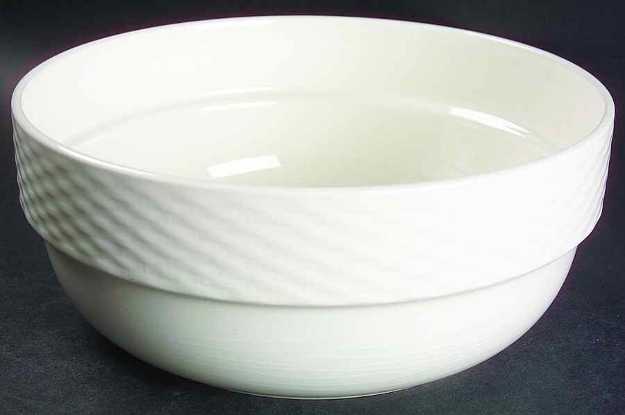 President White 9" Salad Serving Bowl by Pagnossin-1