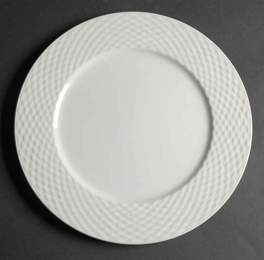 President White 12" Chop Plate (Round Platter) by Pagnossin-1