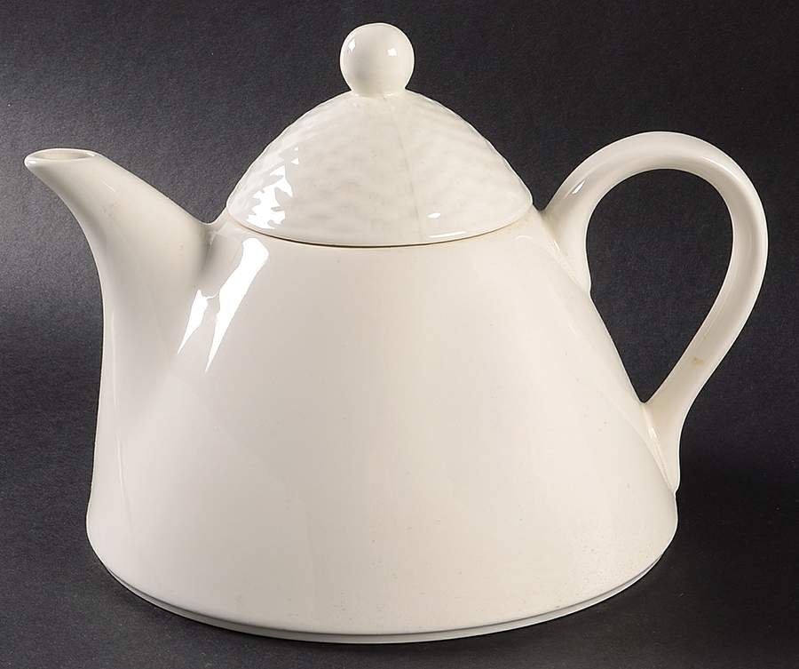 President White Teapot & Lid by Pagnossin-1