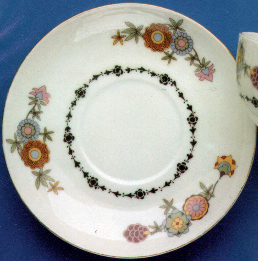 PHE8 Saucer for Flat Cup by Phoenix (Czech)-1