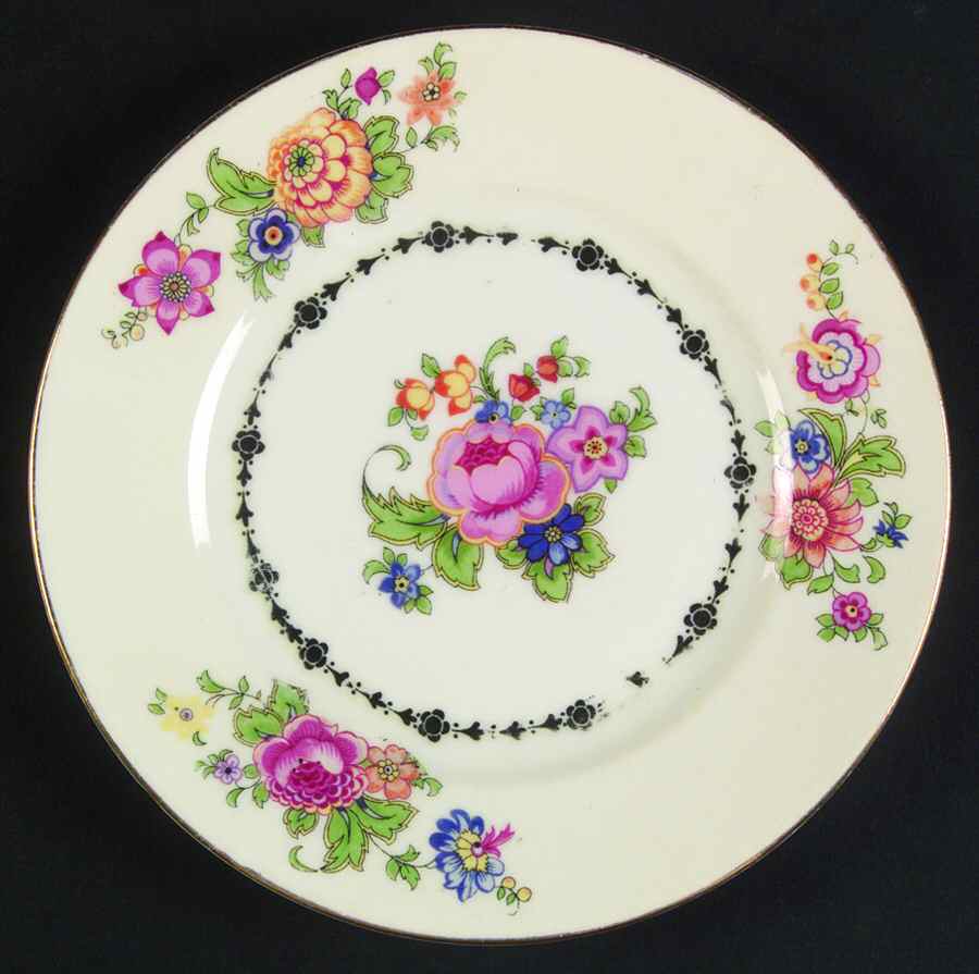 PHE8 Bread & Butter Plate by Phoenix (Czech)-1