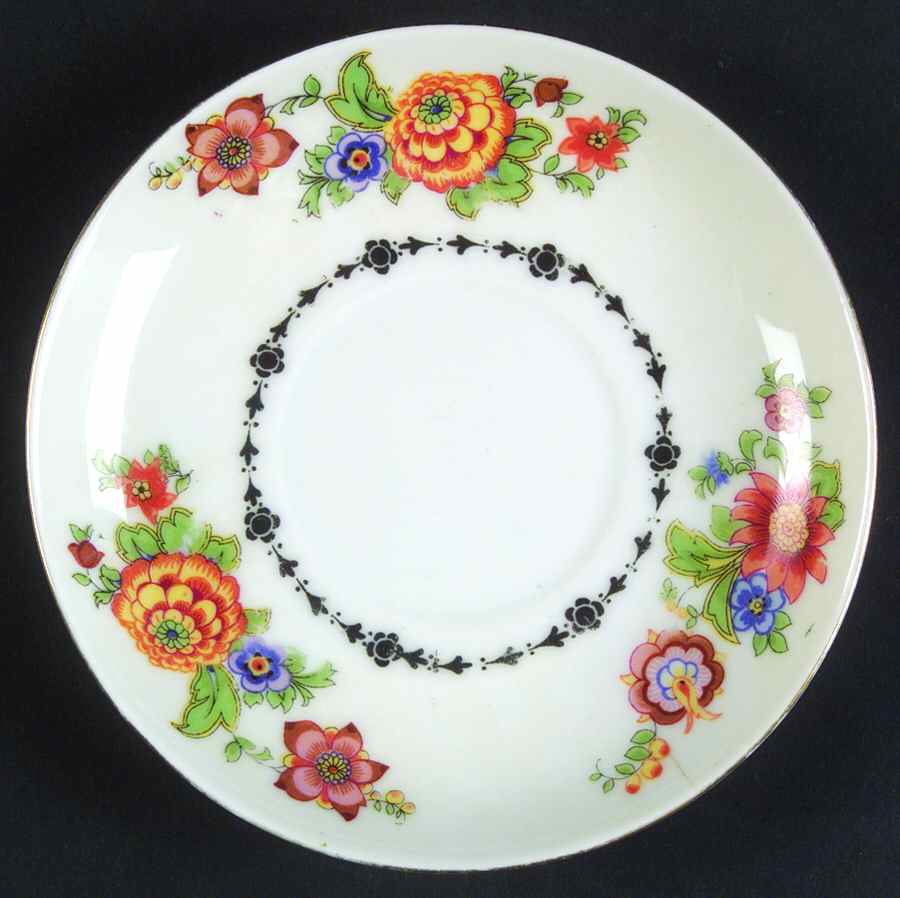 PHE8 Saucer for Flat Cup by Phoenix (Czech)-1