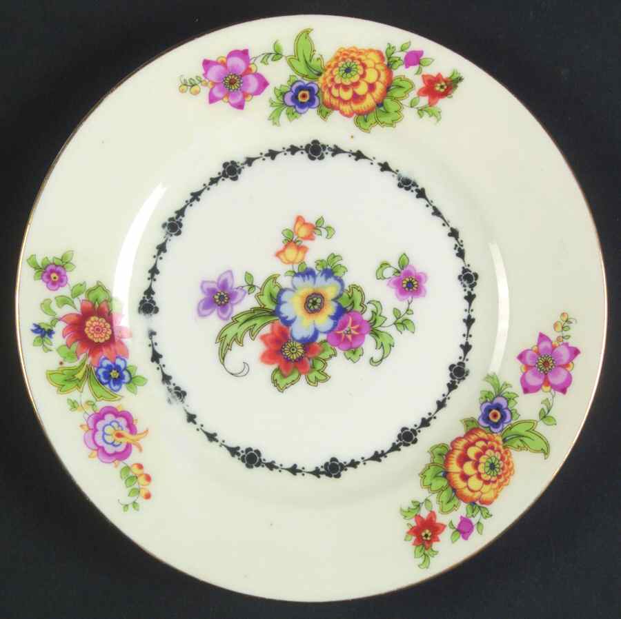 PHE8 Bread & Butter Plate by Phoenix (Czech)-1
