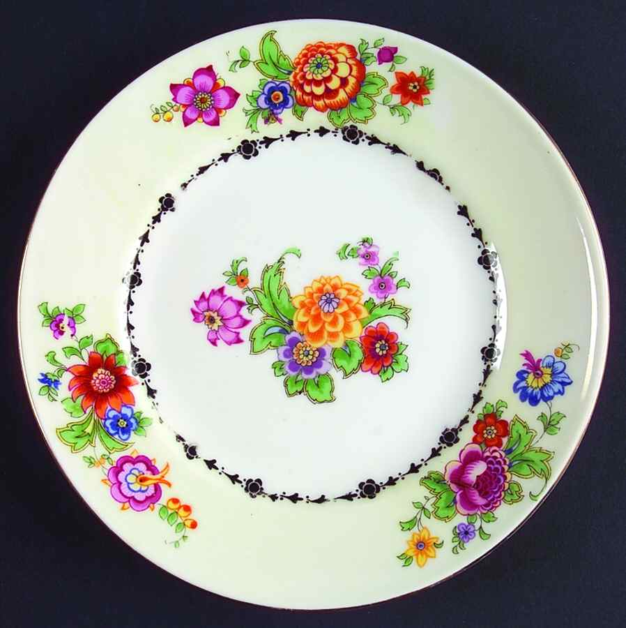 PHE8 Bread & Butter Plate by Phoenix (Czech)-1
