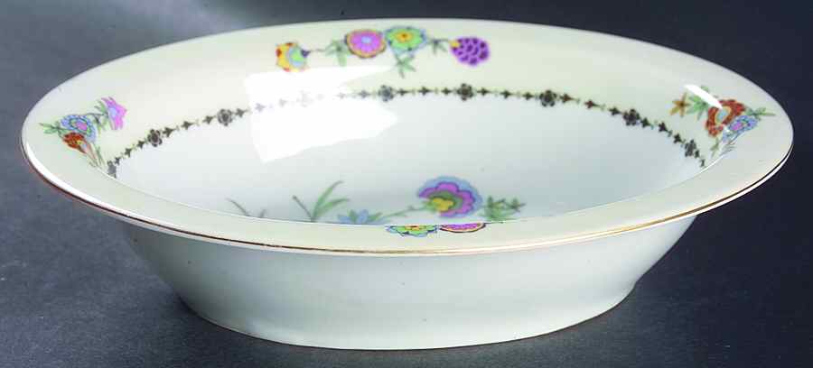 PHE8 9" Oval Vegetable Bowl by Phoenix (Czech)-1