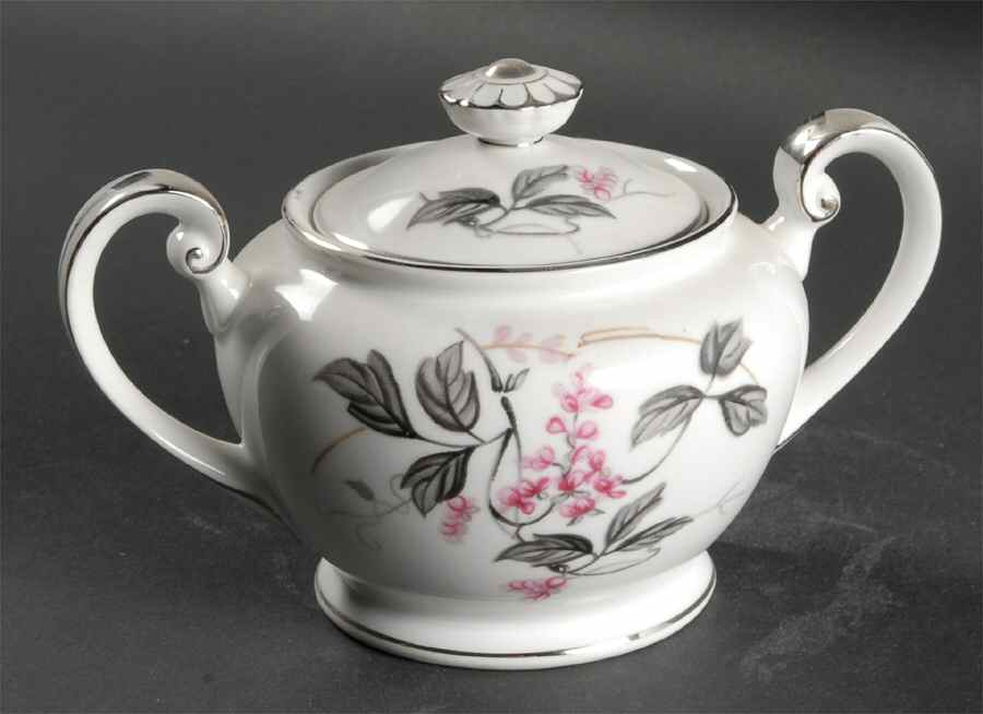 Pink Dawn Sugar Bowl & Lid by Phoenix (Japan)-1