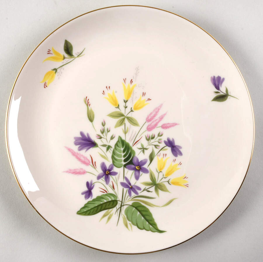 April Salad Plate by Pickard-1