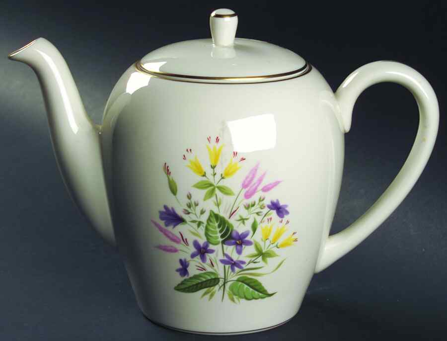 April Coffee Pot & Lid by Pickard-1