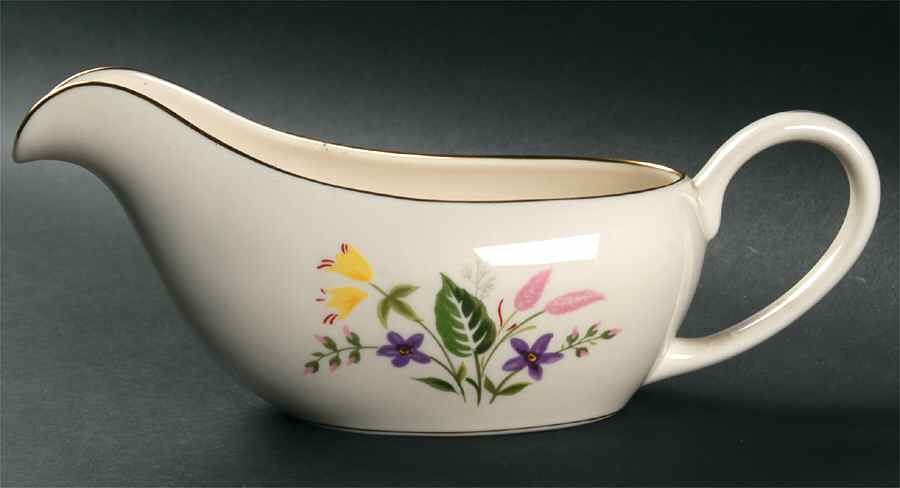 April Gravy Boat by Pickard-1
