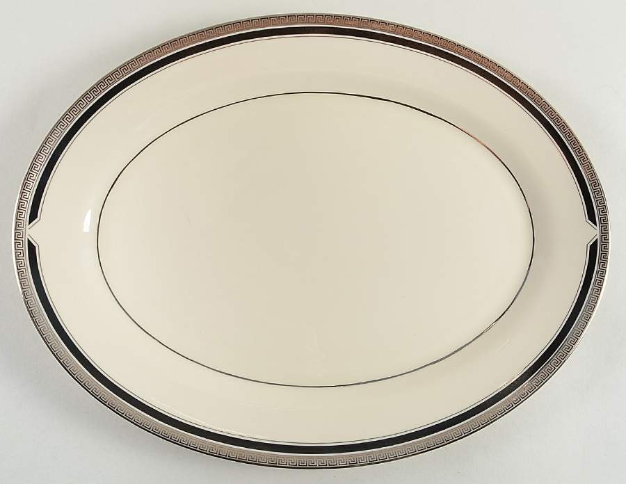 Athena 14" Oval Serving Platter by Pickard-1