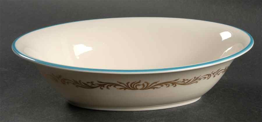 Baroque 9" Oval Vegetable Bowl by Pickard-1
