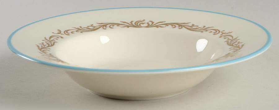 Baroque Rim Soup Bowl by Pickard-1