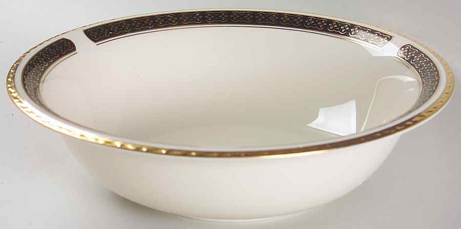 Black Sapphire 9" Round Vegetable Bowl by Pickard-1