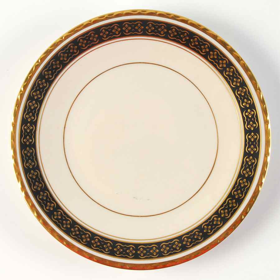 Black Sapphire Bread & Butter Plate by Pickard-1