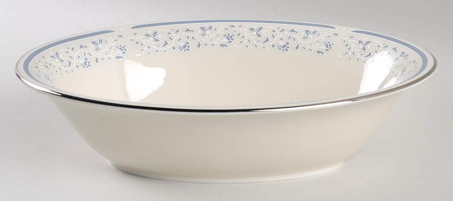 Bluefield 9" Oval Vegetable Bowl by Pickard-1