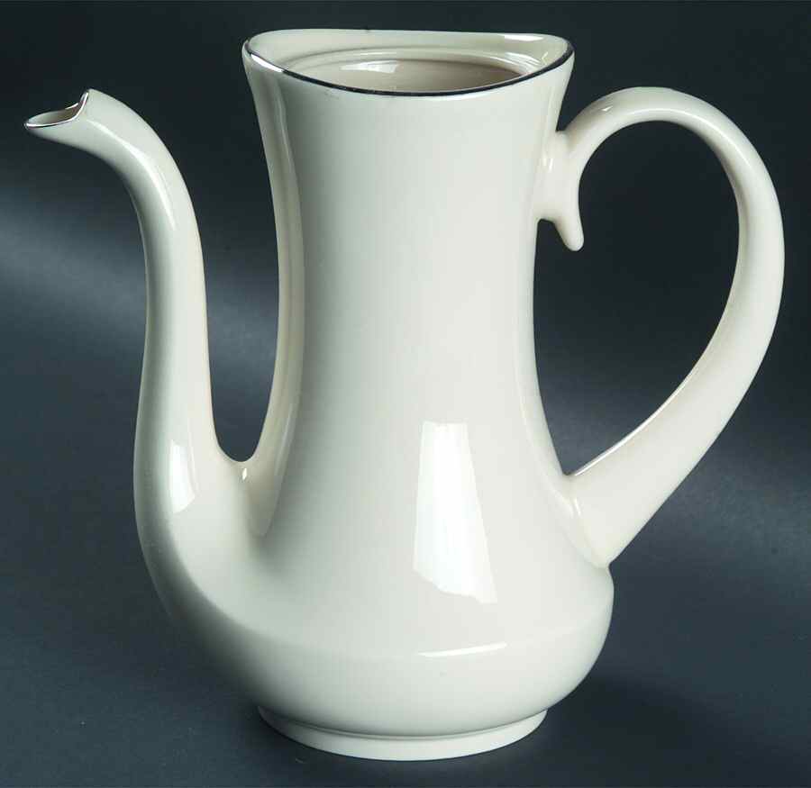 Bracelet Platinum Tea/Coffee Pot No Lid by Pickard-1