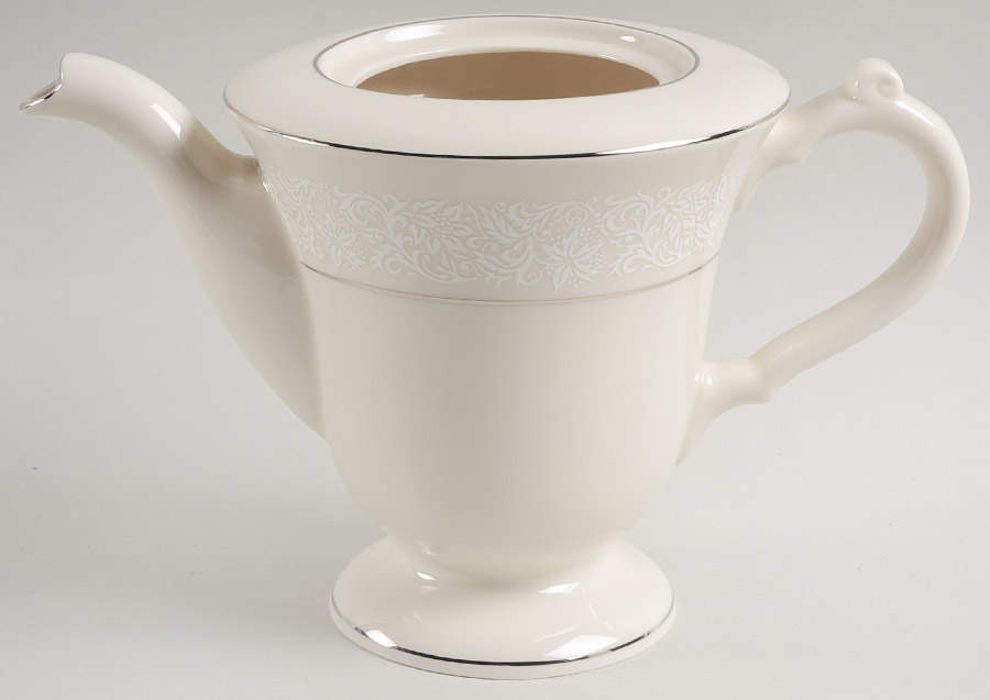 Brocade Tea/Coffee Pot No Lid by Pickard-1