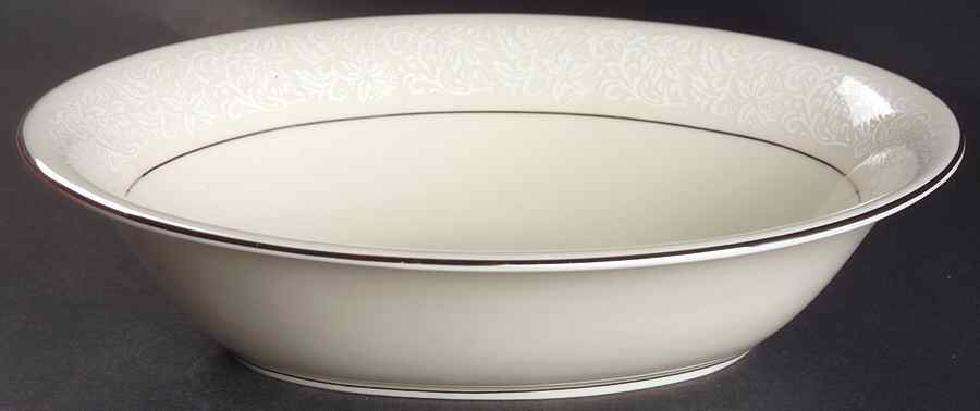 Brocade 9" Oval Vegetable Bowl by Pickard-1