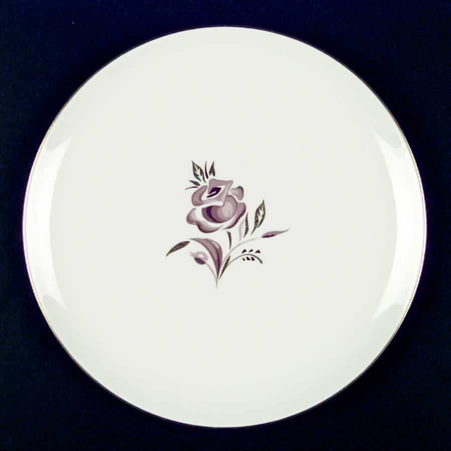Brown Rose Dinner Plate by Pickard-1