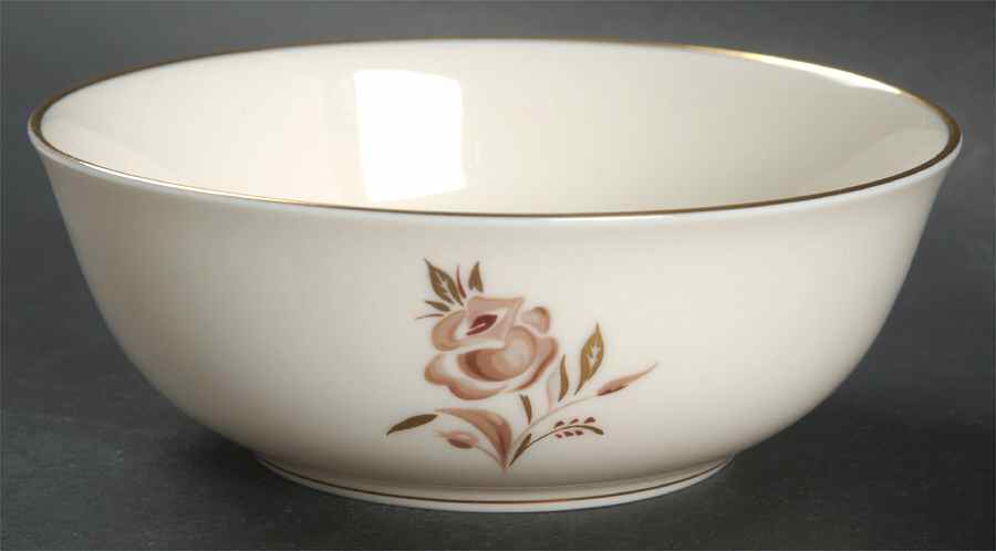 Brown Rose Coupe Cereal Bowl by Pickard-1