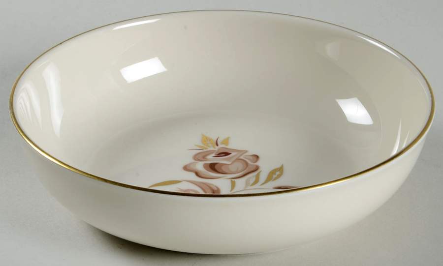 Brown Rose Coupe Soup Bowl by Pickard-1