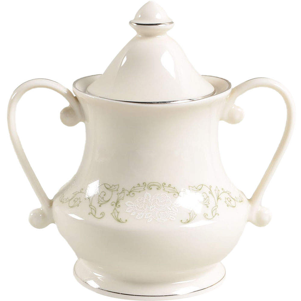 Cameo Sugar Bowl & Lid by Pickard-1