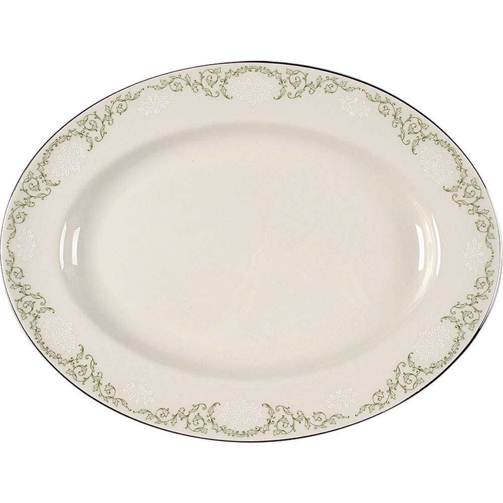 Cameo 15" Oval Serving Platter by Pickard-1