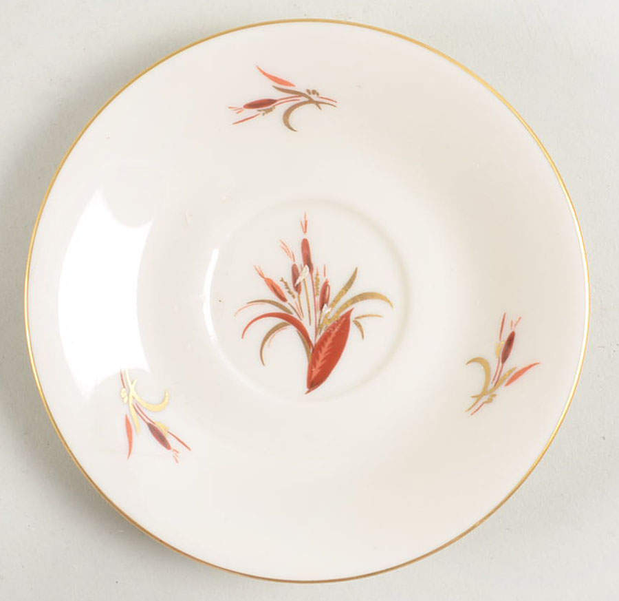 Cattails Saucer for Demitasse Cup by Pickard-1