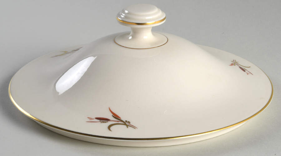 Cattails Lid for Round Vegetable by Pickard-1