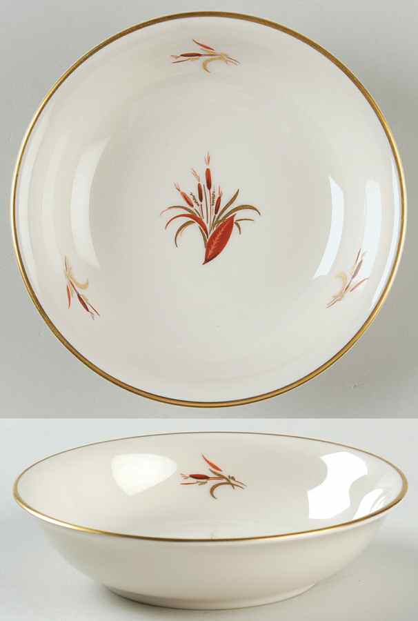 Cattails Fruit/Dessert (Sauce) Bowl by Pickard-1