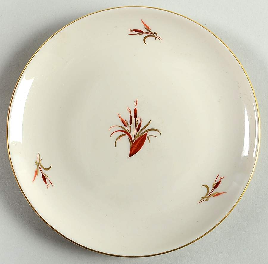 Cattails Bread & Butter Plate by Pickard-1
