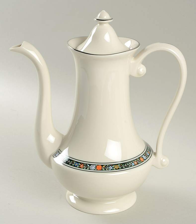 Chalet Coffee Pot & Lid by Pickard-1