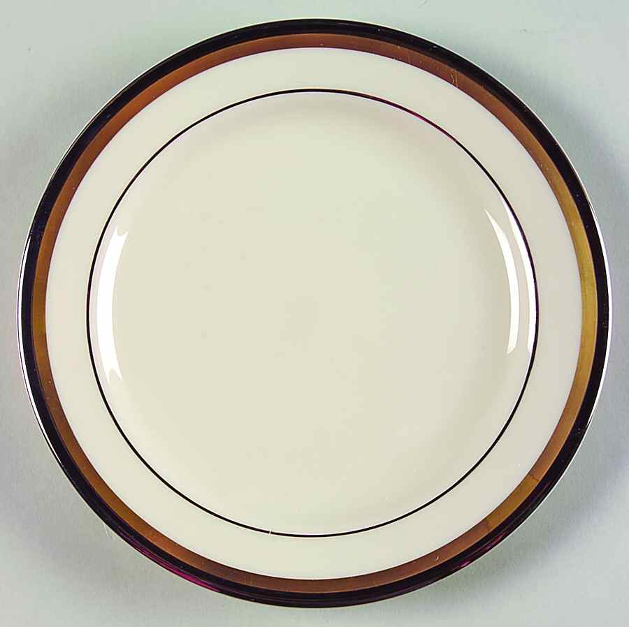 Champagne (Ivory Background) Bread & Butter Plate by Pickard-1